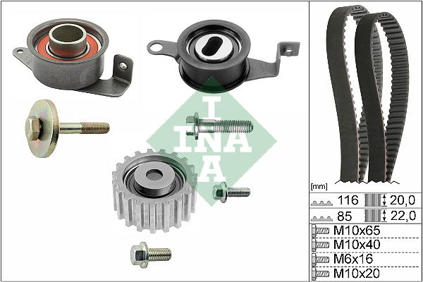 WILMINK GROUP Комплект ремня ГРМ WG1251113